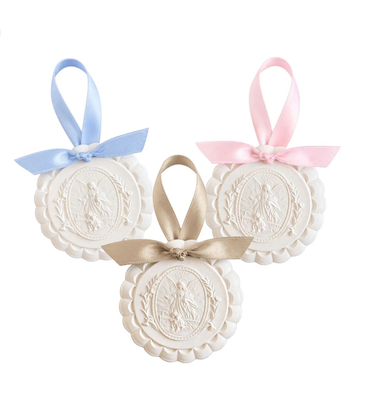 Nursery Medallion Ornament-Natural
