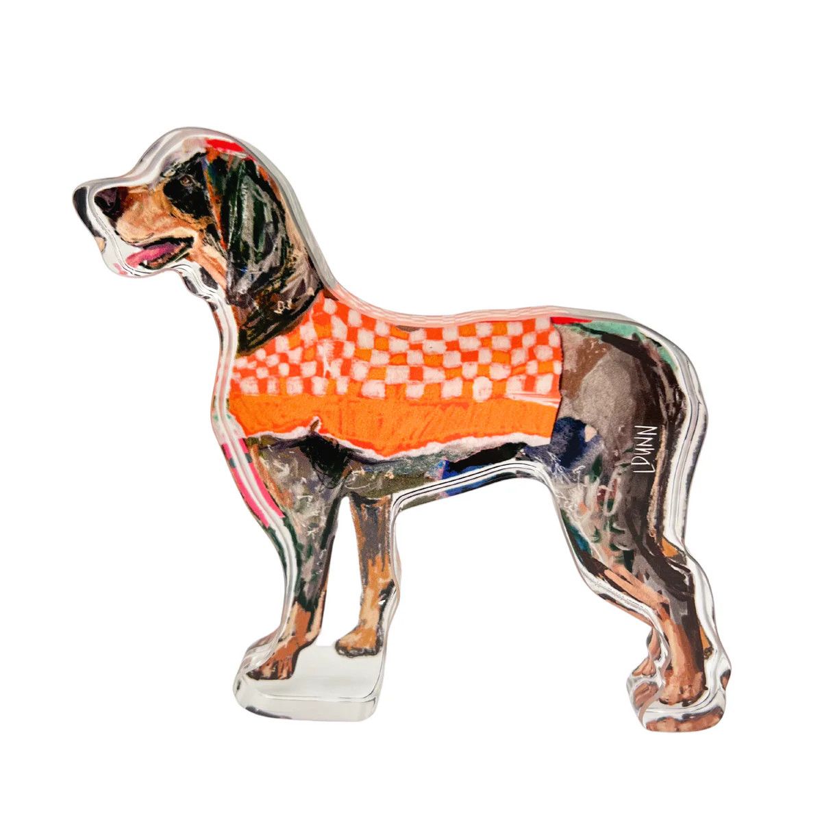 Tennessee Gameday Acrylic Dog Bitty