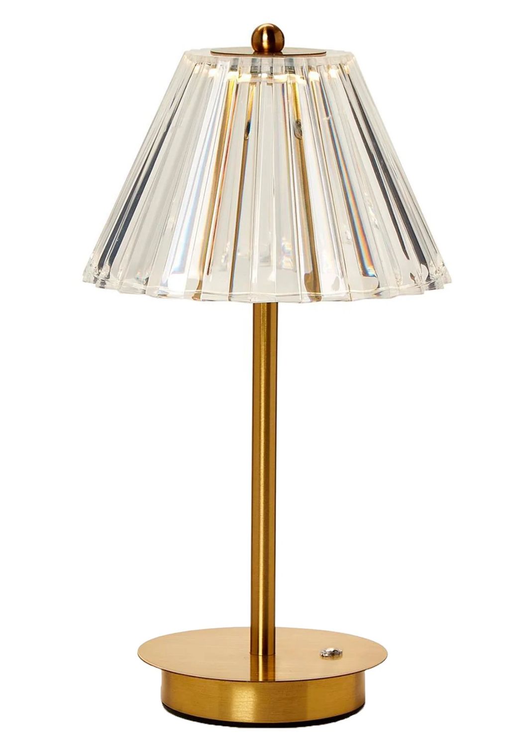 LED Cordless Table Lamp w/ Acrylic Shade