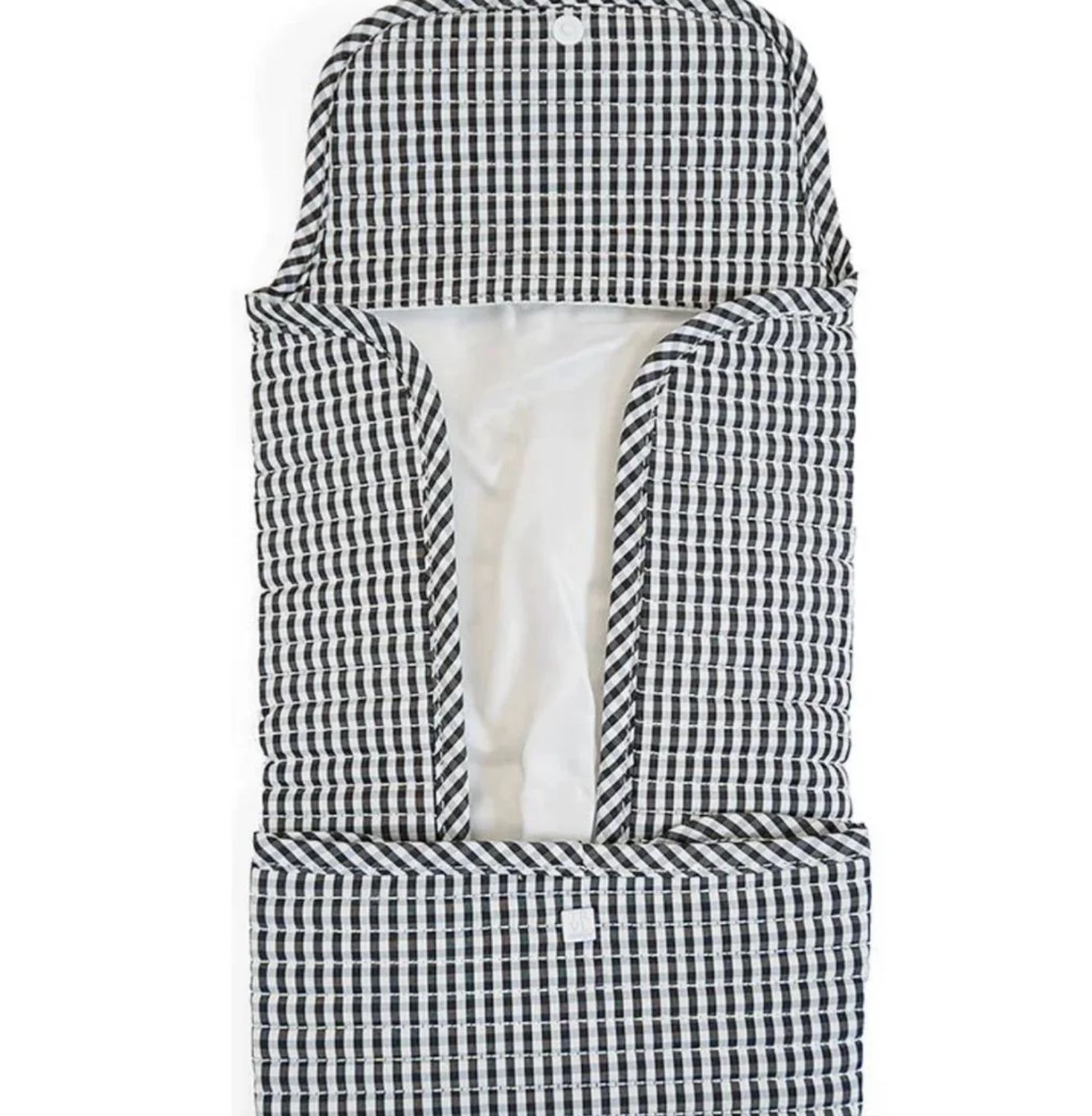 TRVL Quilted Changing Mat - Gingham Black