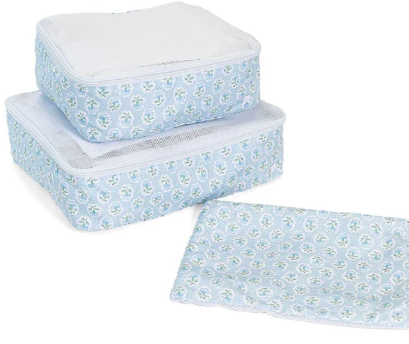 Packing Squad 3pc Cubes - Petite Fleur Blue