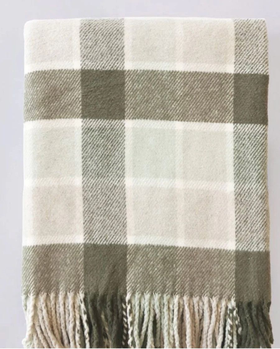Throw Blanket - Fern Plaid