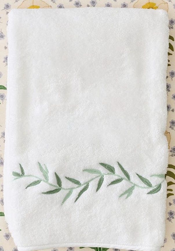 Bath Towel - Green Willow
