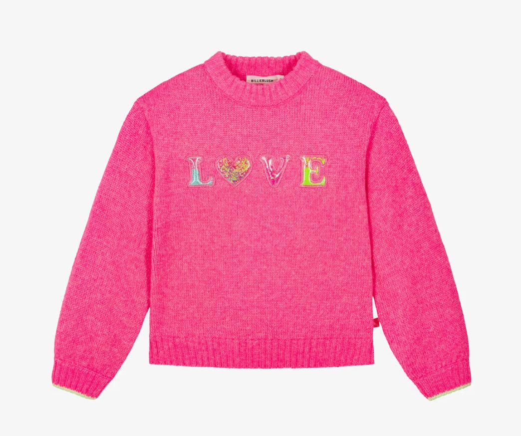 Girls Love Knit Sweater