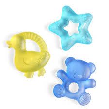 Cutie Coolers Water Filled Teethers, Bear, 3 pack