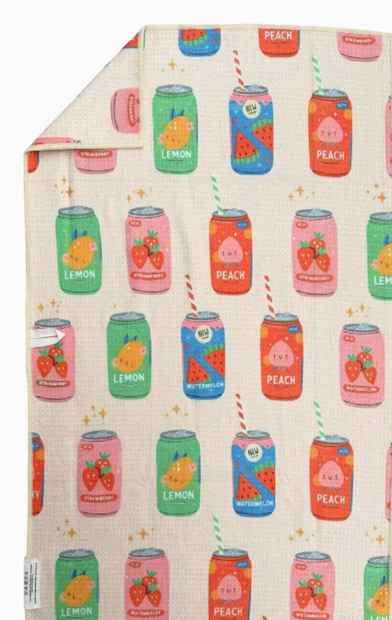 Sip Happens: Double-Sided Hand Towel