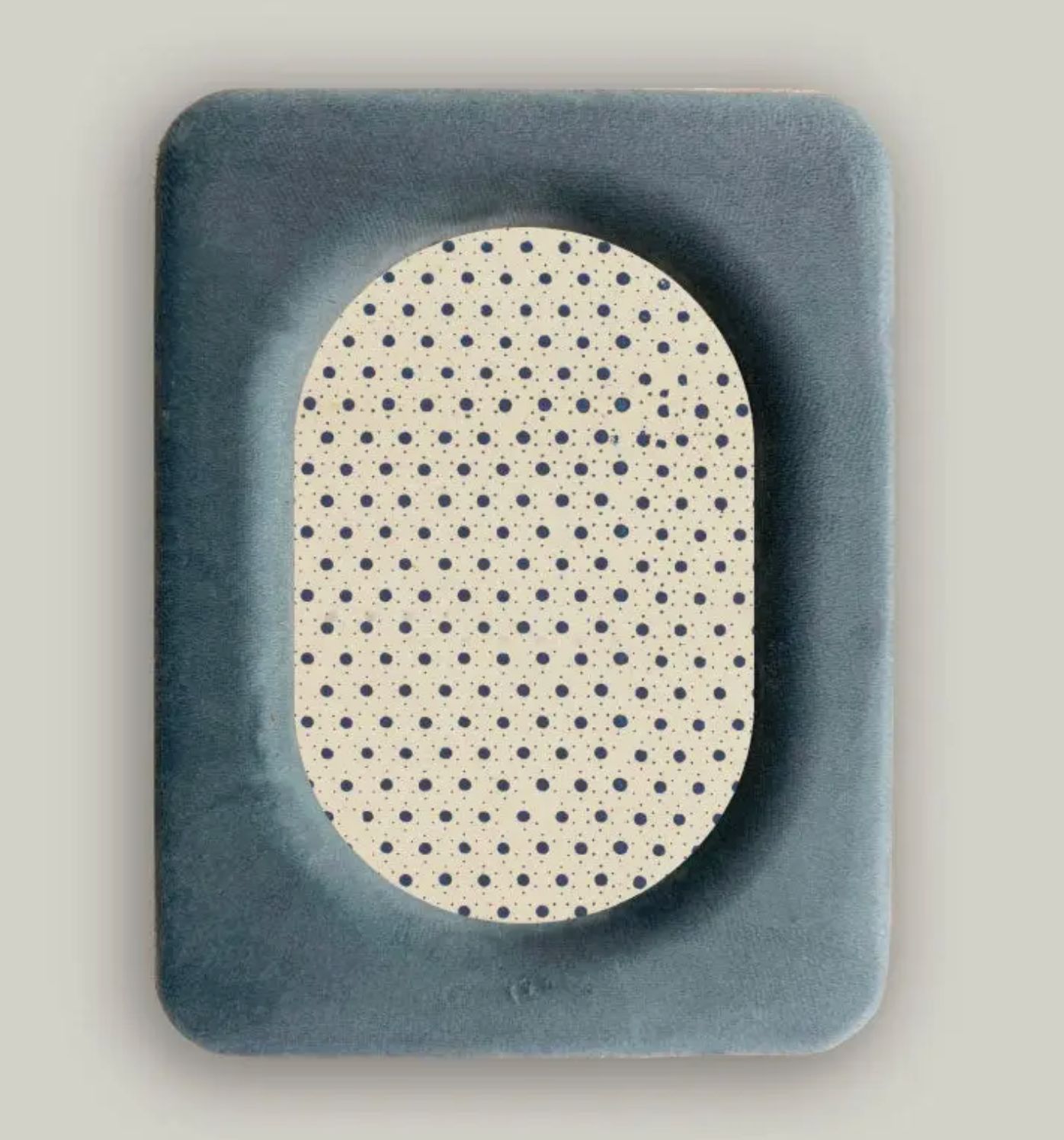 5x7 Slate Blue Velvet Frame