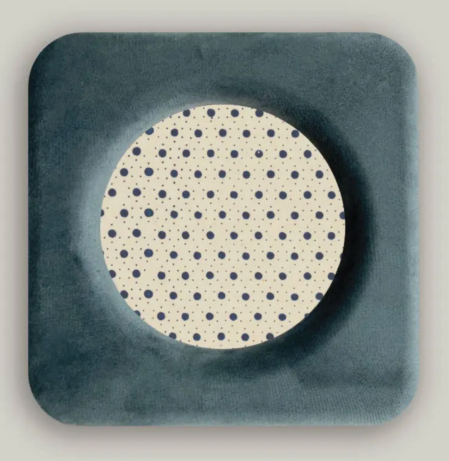 4x4 Slate Blue Velvet Frame
