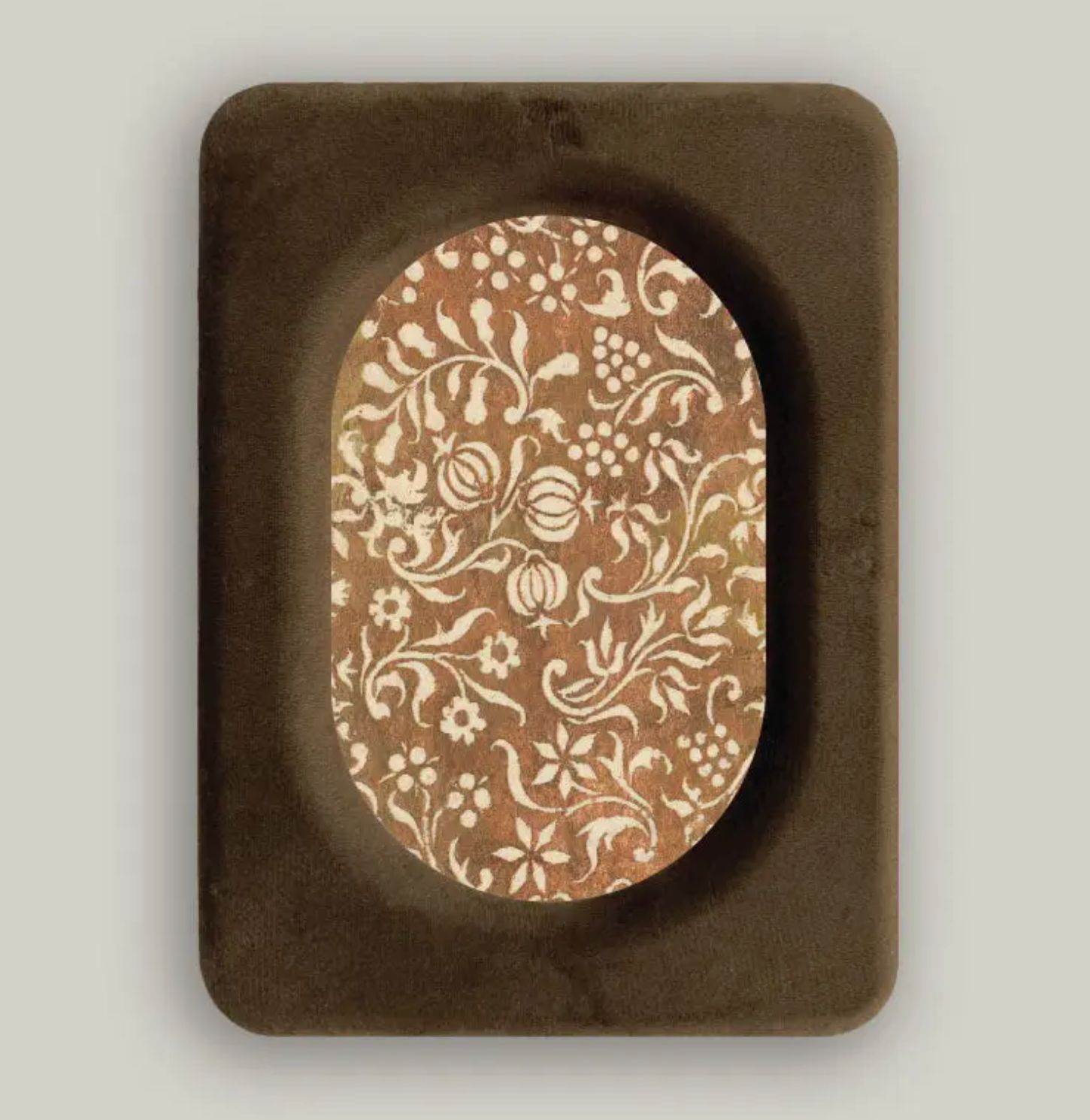 4x6 Mocha Velvet Frame