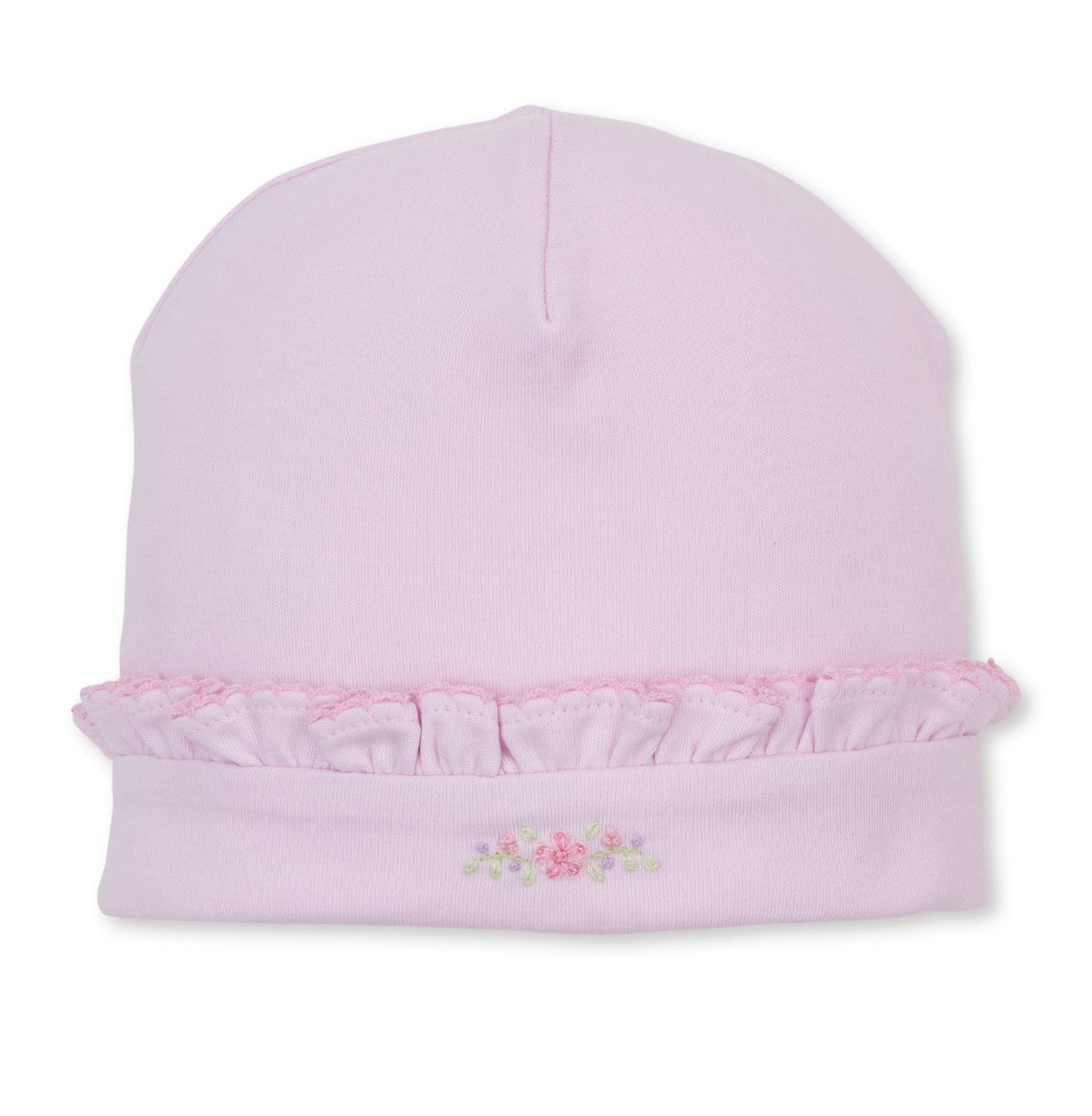 Hat w/ Hand Embroidery - Pink