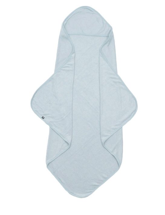 Hooded Bath Towel in Fog- Infant