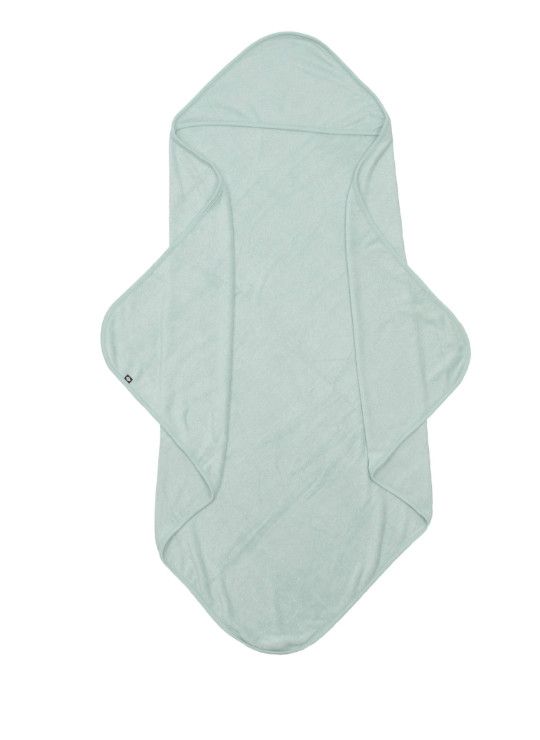 Hooded Bath Towel in Sage- infant