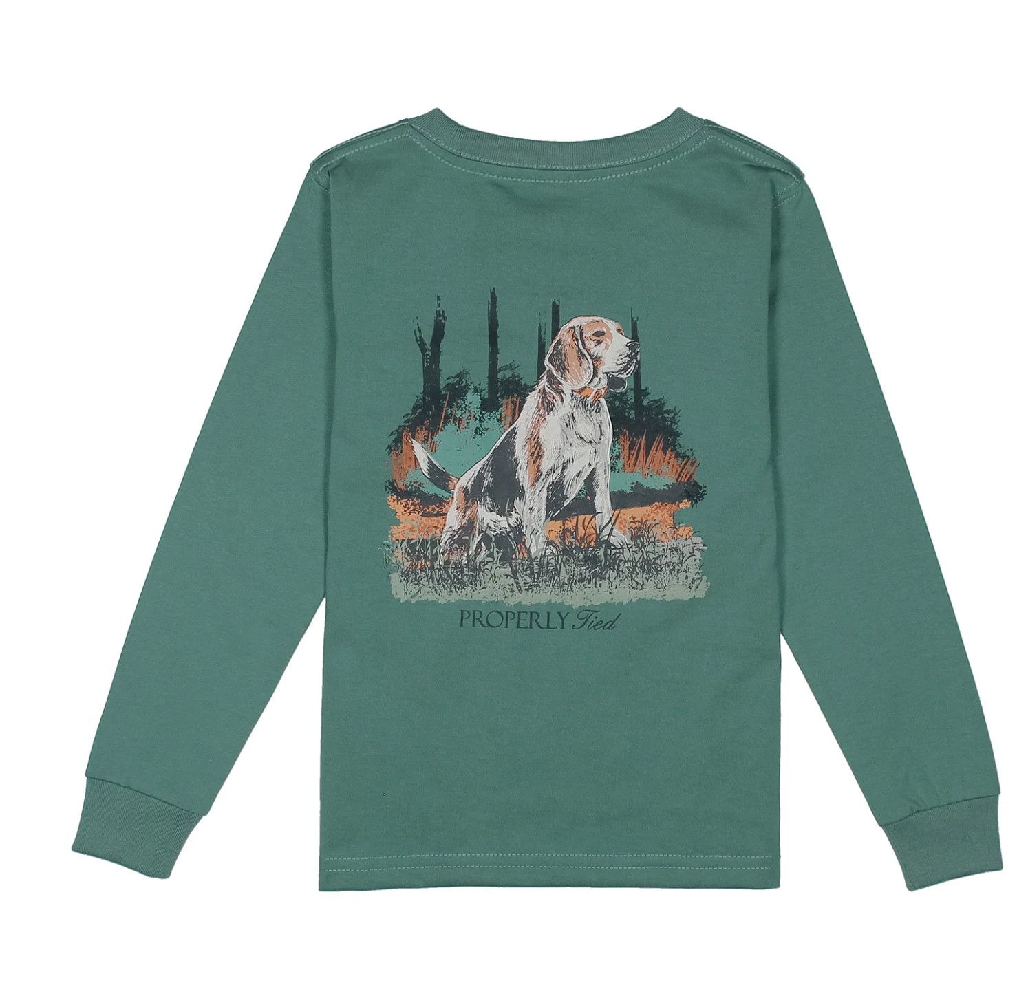 Boy Beagle LS Marine Green