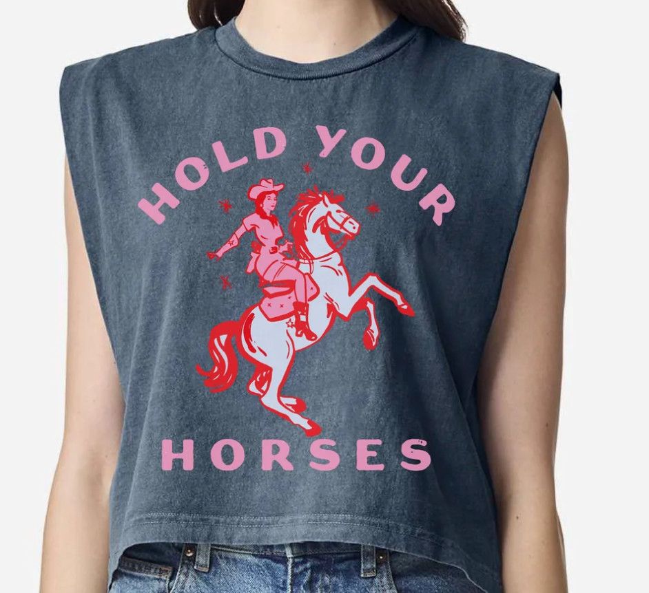 Hold Your Horses Boxy Tank 