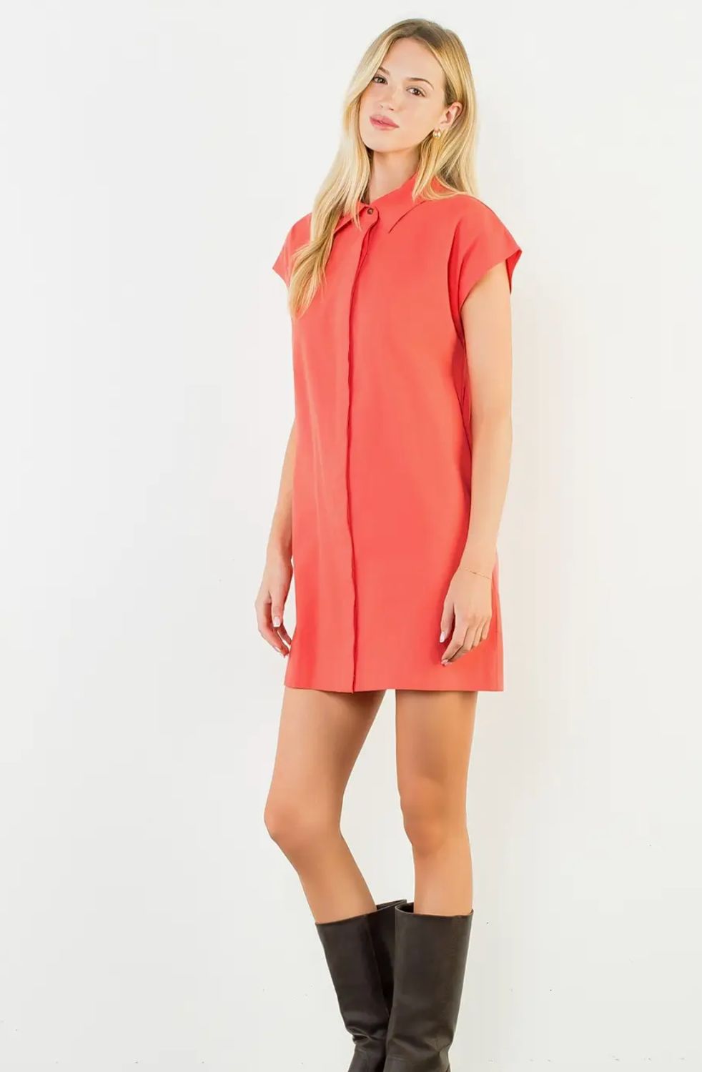 Button It Up Dress