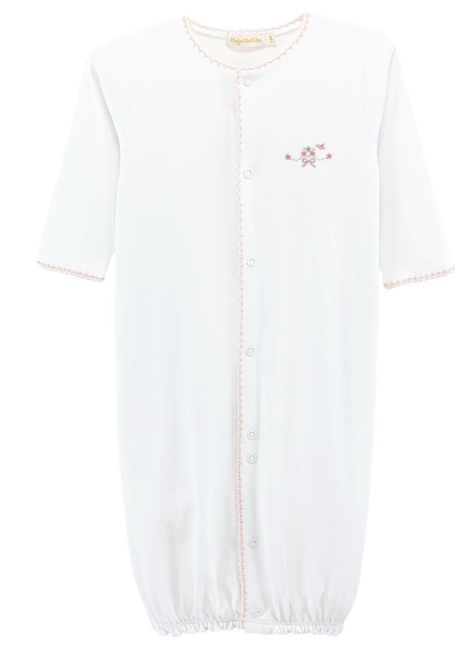 Sweet Bows Conv Gown w/ Crochet trim