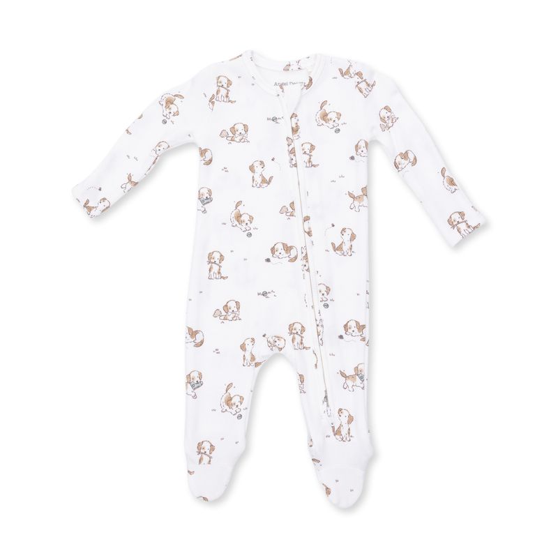 Blue Explorer Puppy 2 Way Zipper Footie 
