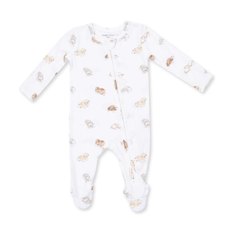 Puppy Snuggle Club 2 Way Zipper Footie 