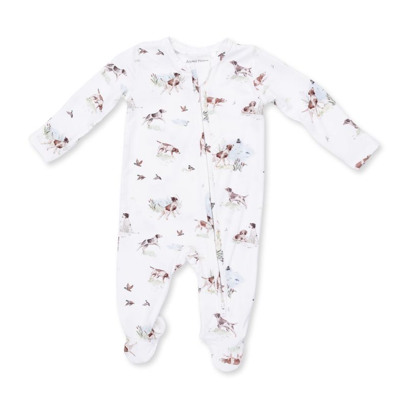Pointer Pups &amp; Duck Buddies 2 Way Zipper Footie 