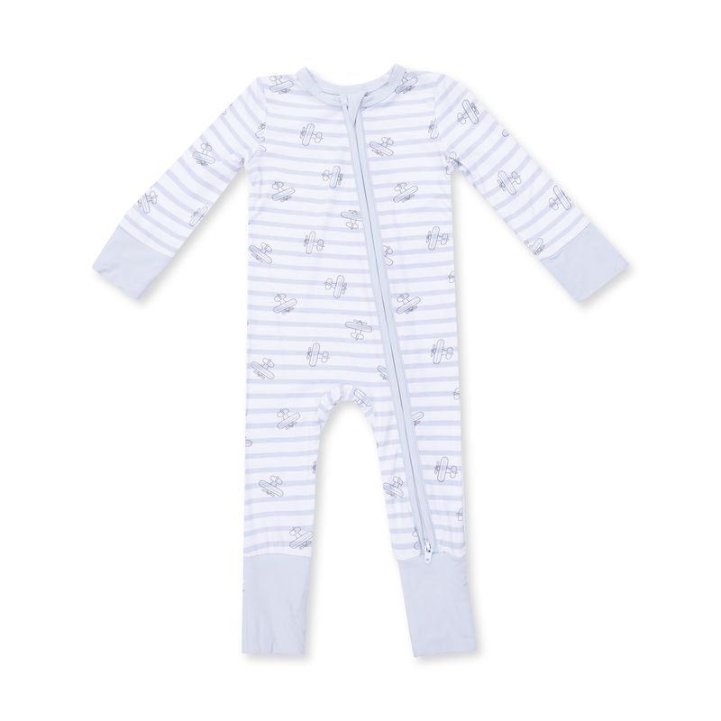 Airplane Stripe Convertible Romper