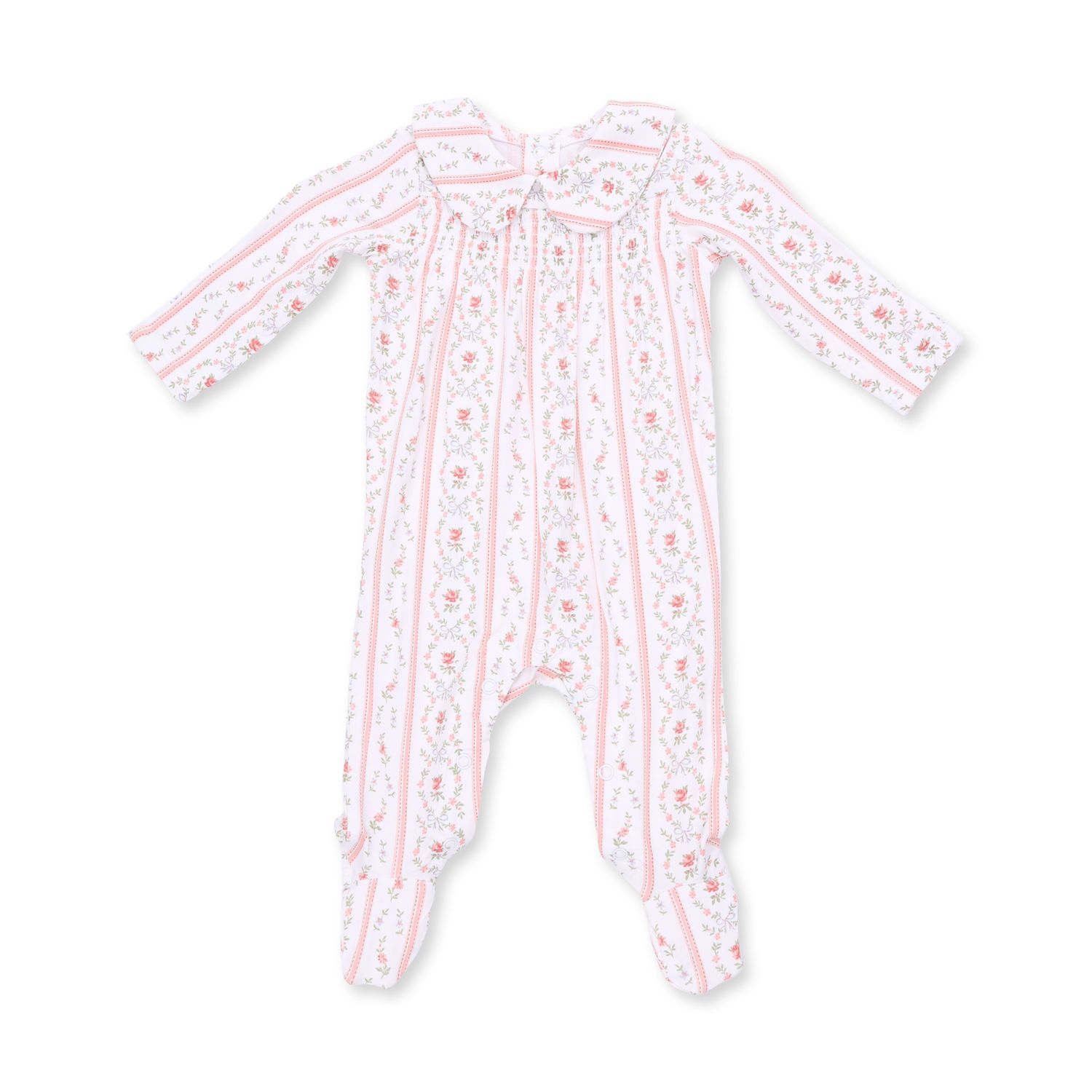 Marnie Rosebud Snap Footie