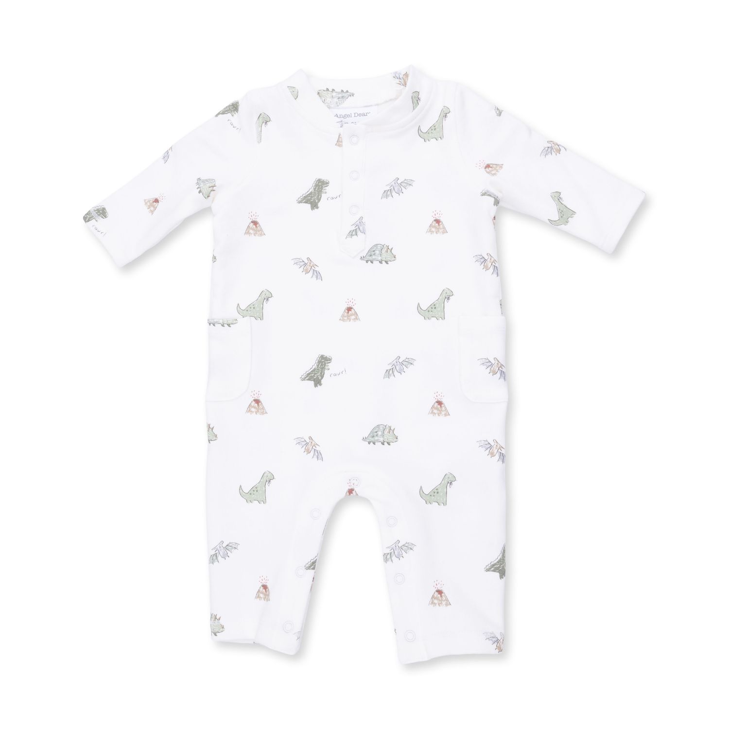 Dino French Terry Romper