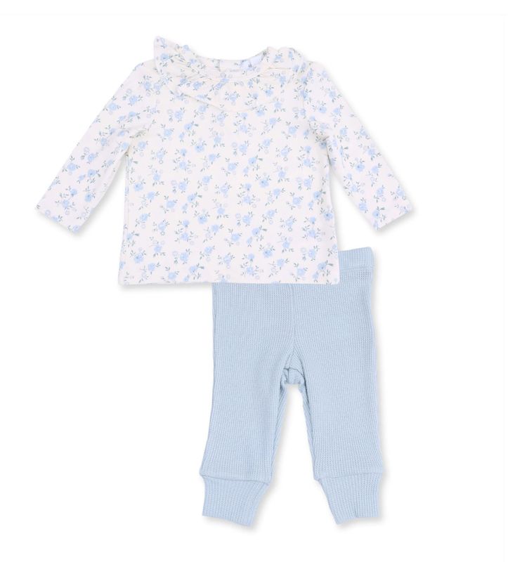Rose Briar - Long Sleeve Ruffle Top and Pant