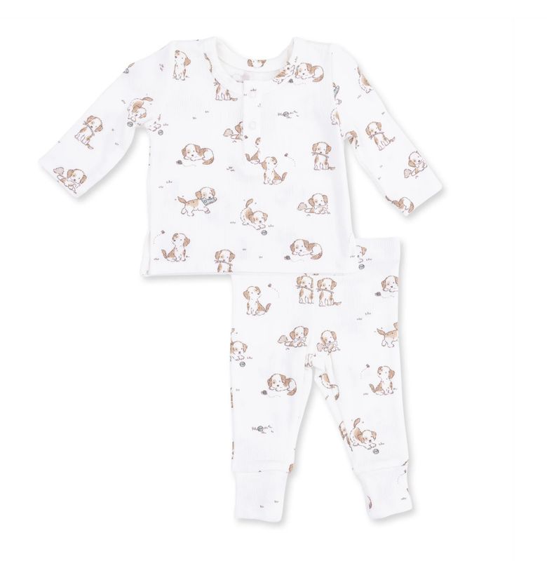 Explorer Puppy Blue - Long Sleeve Henley Play Set