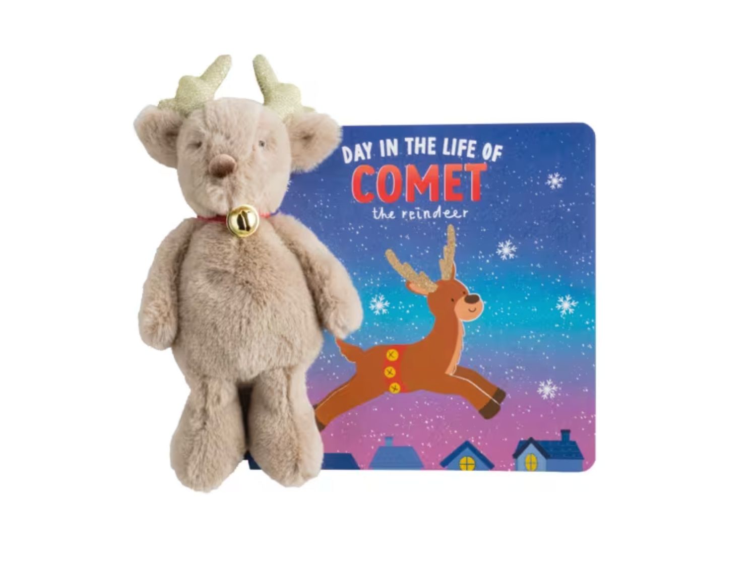 Reindeer Book w/ Plush