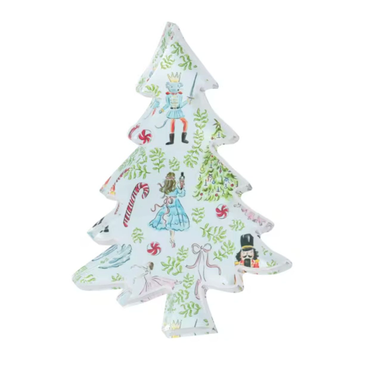 Small Nutcracker Acrylic Tree