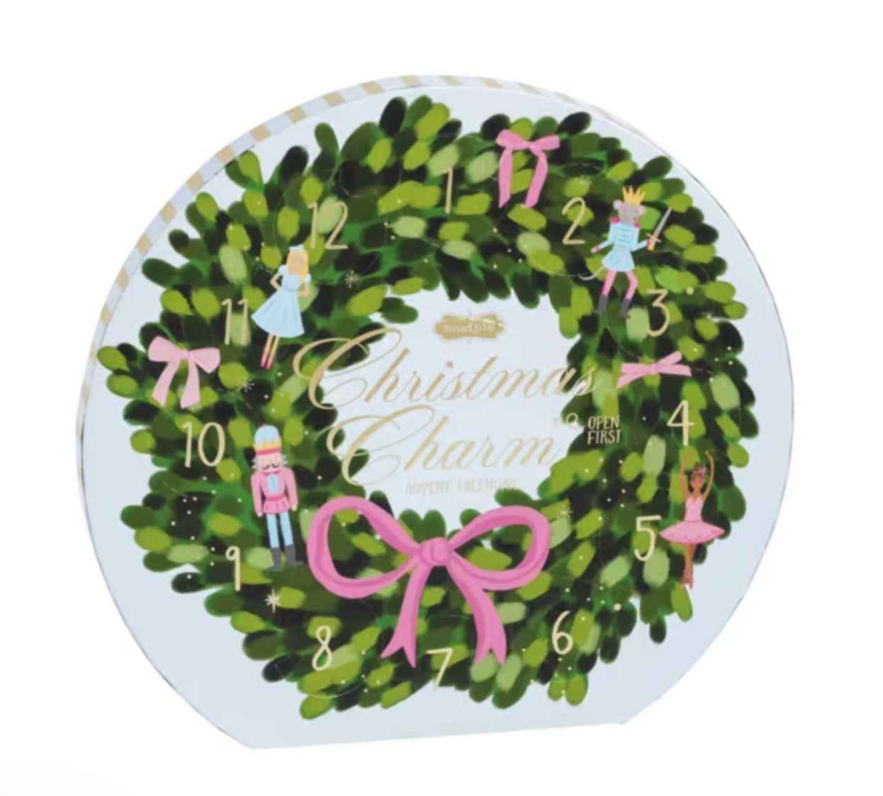 Wreath Christmas Charm Advent Calendar Set