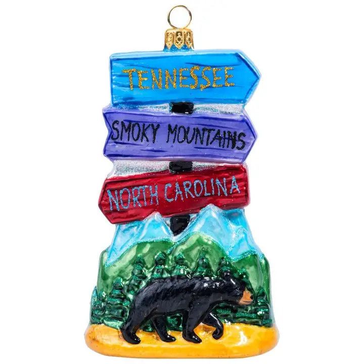 Signs of Smoky Mountains Ornament