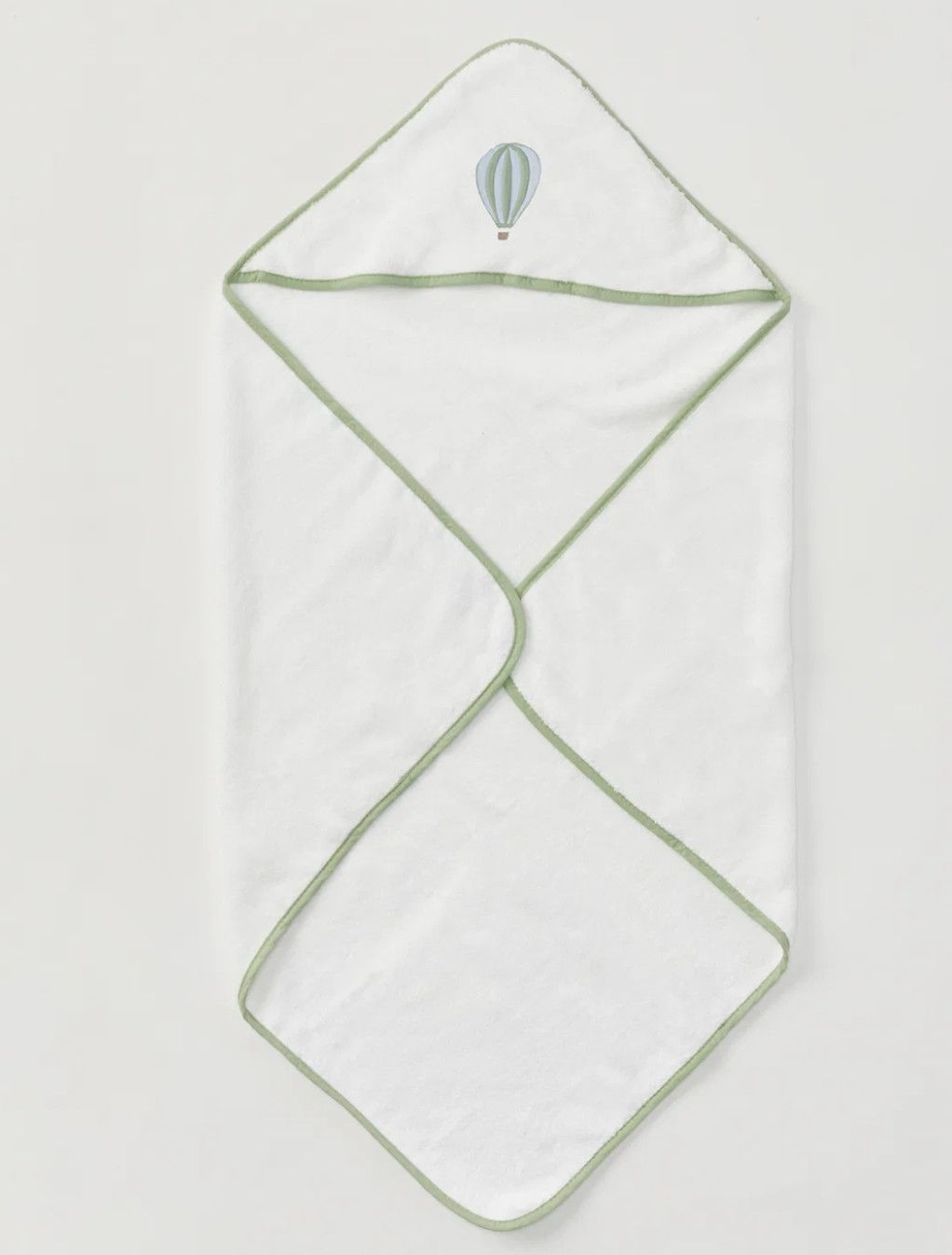 Baby Hooded Towel Air Balloon on Matcha