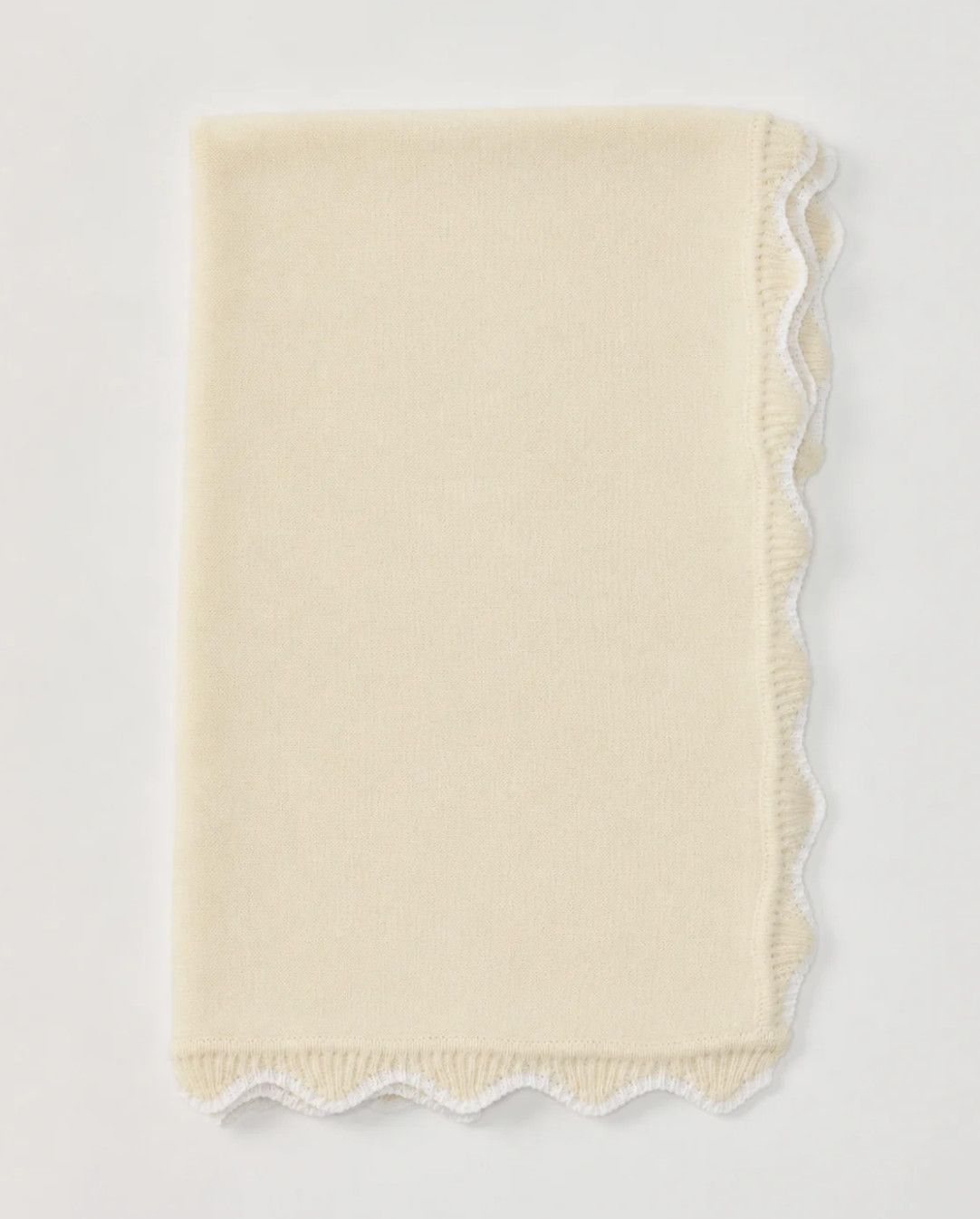 Cream Baby Blanket