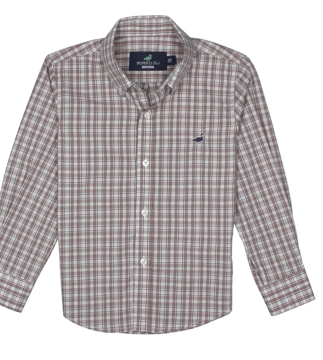 Boys Sportshirt Cobblestone