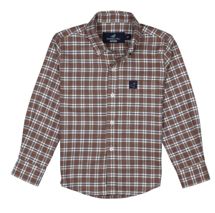 Boys Classic Flannel Saddle