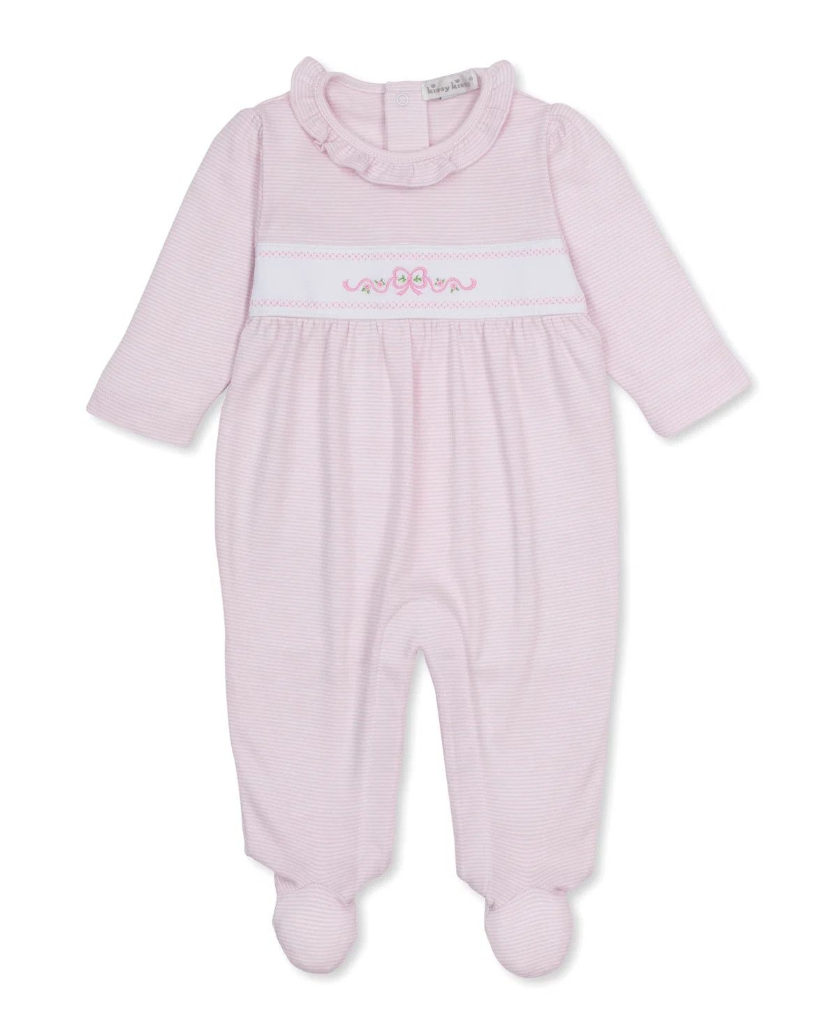 KK Footie Classic Treasure Pink Stripe Footie