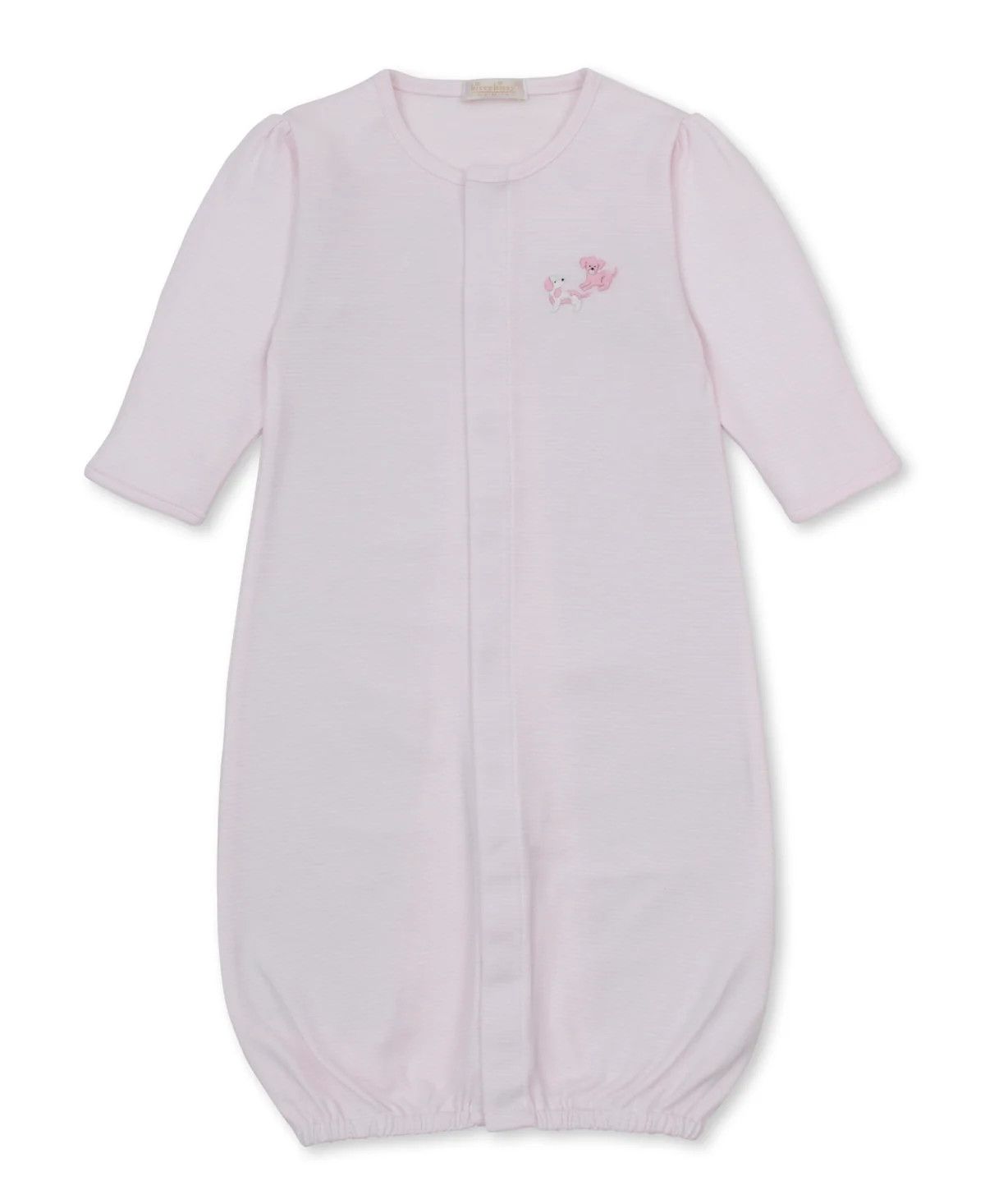 KK Premier Puppy Paws Converter Gown w/ Hand Emb. - Pink