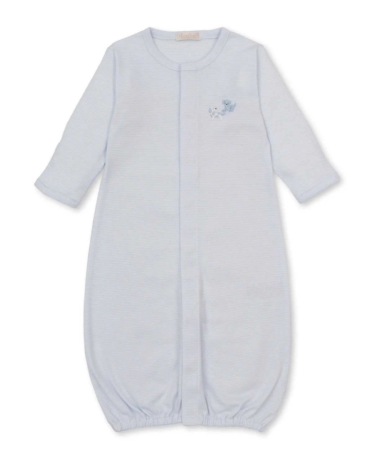 KK Premier Puppy Paws Converter Gown w/ Hand Emb. - Blue