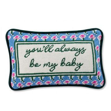 Be My Baby Mini Needlepoint  Pillow