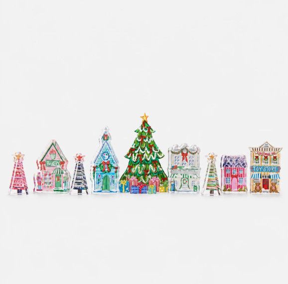 Mini Village Christmas Set