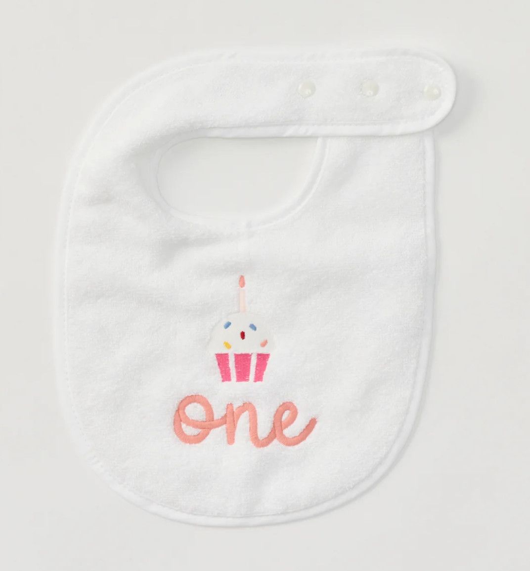 Pink Birthday Bib