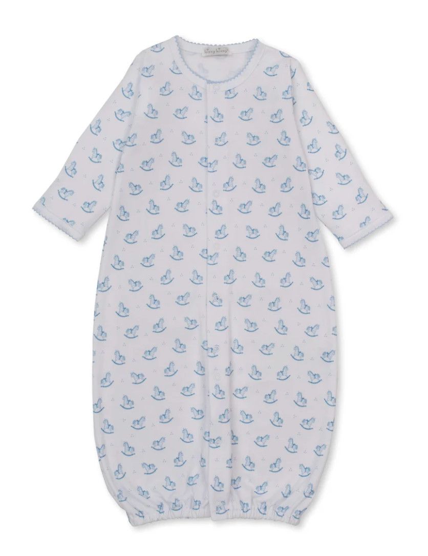 KK Gingham Rockers Blue Convertible Gown
