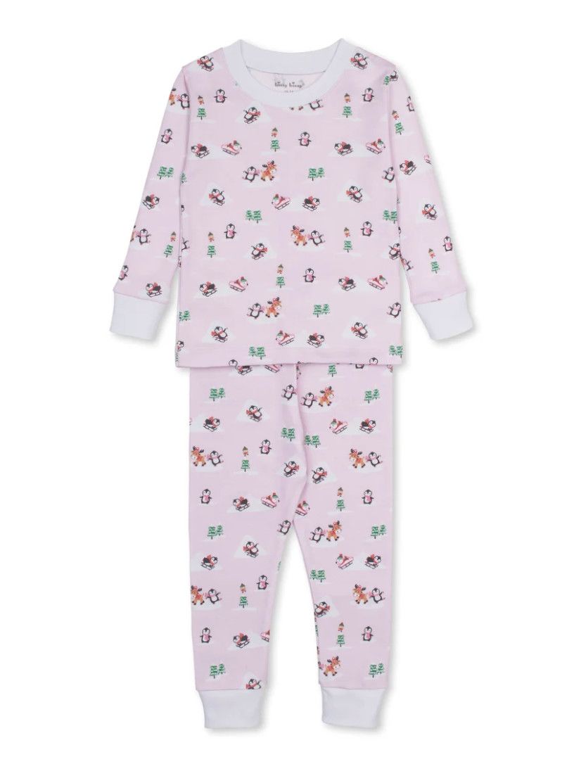 Snow Slides Pink PJ's 