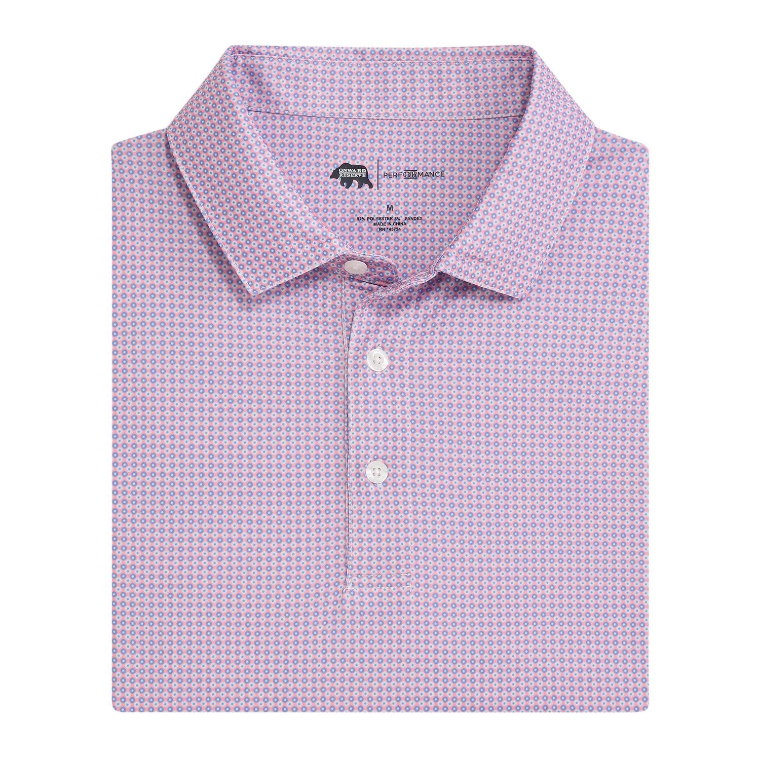 Performance Polo - Powder Pink