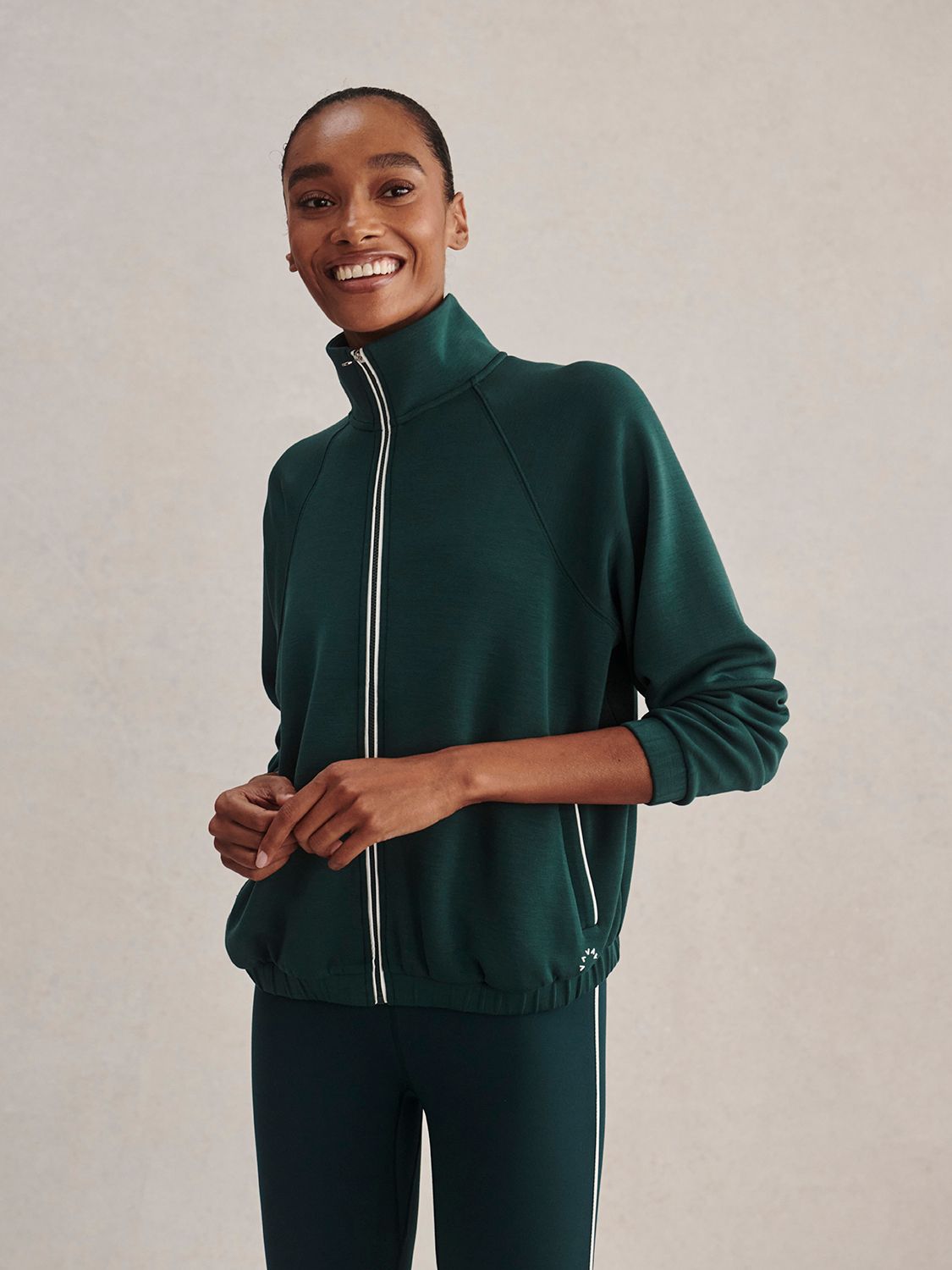Magda Zip Through Sweat- ponderosa pine