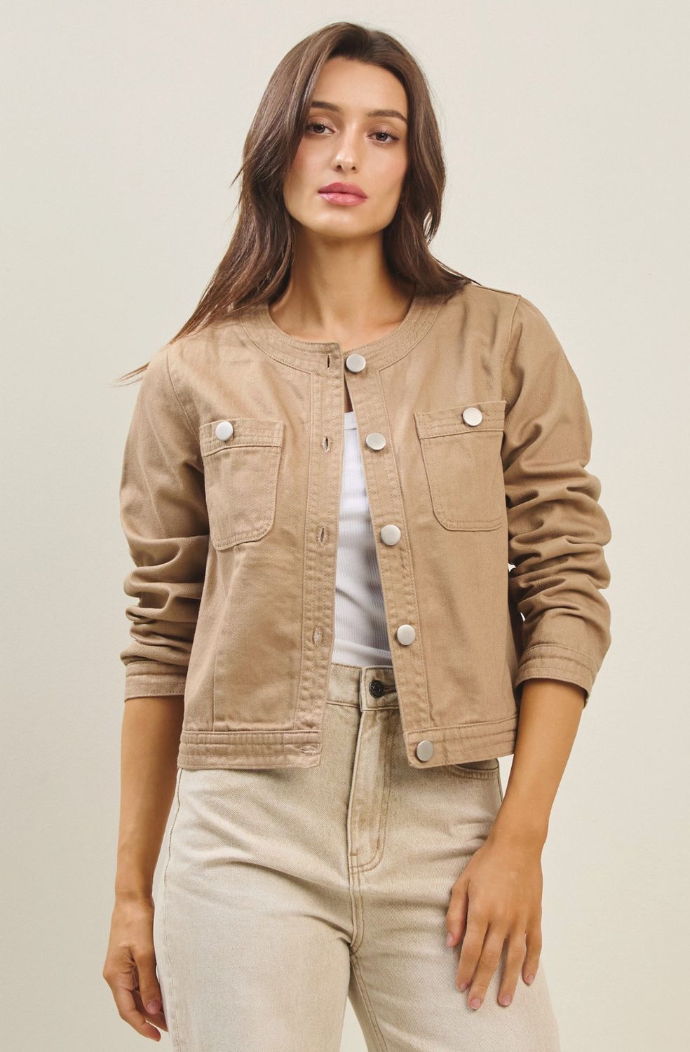 Tan Denim jacket