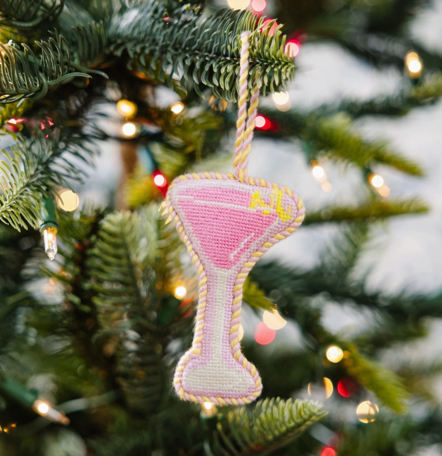 Cosmo Needlepoint Ornament