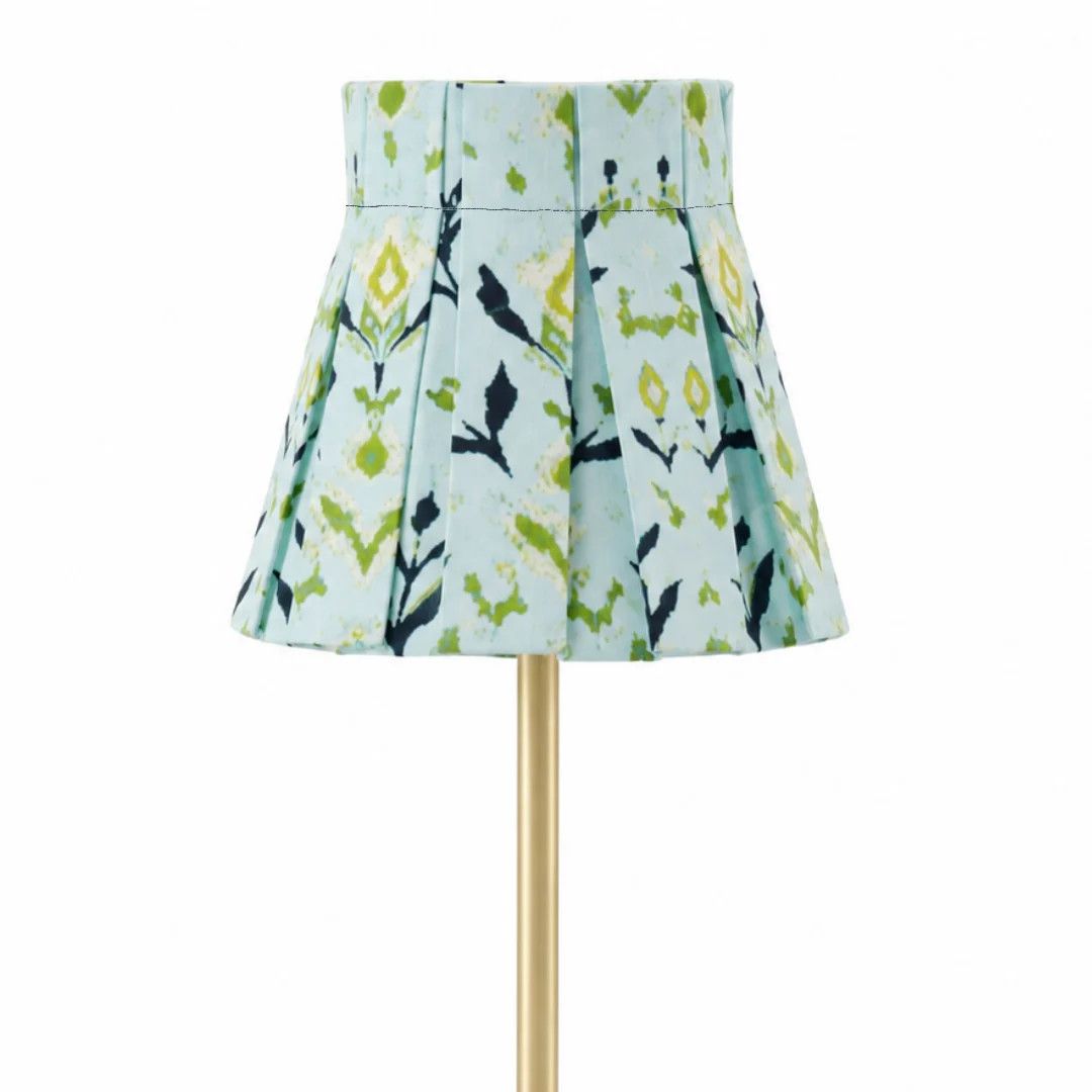 Petal Garden Navy Lampshade Cover