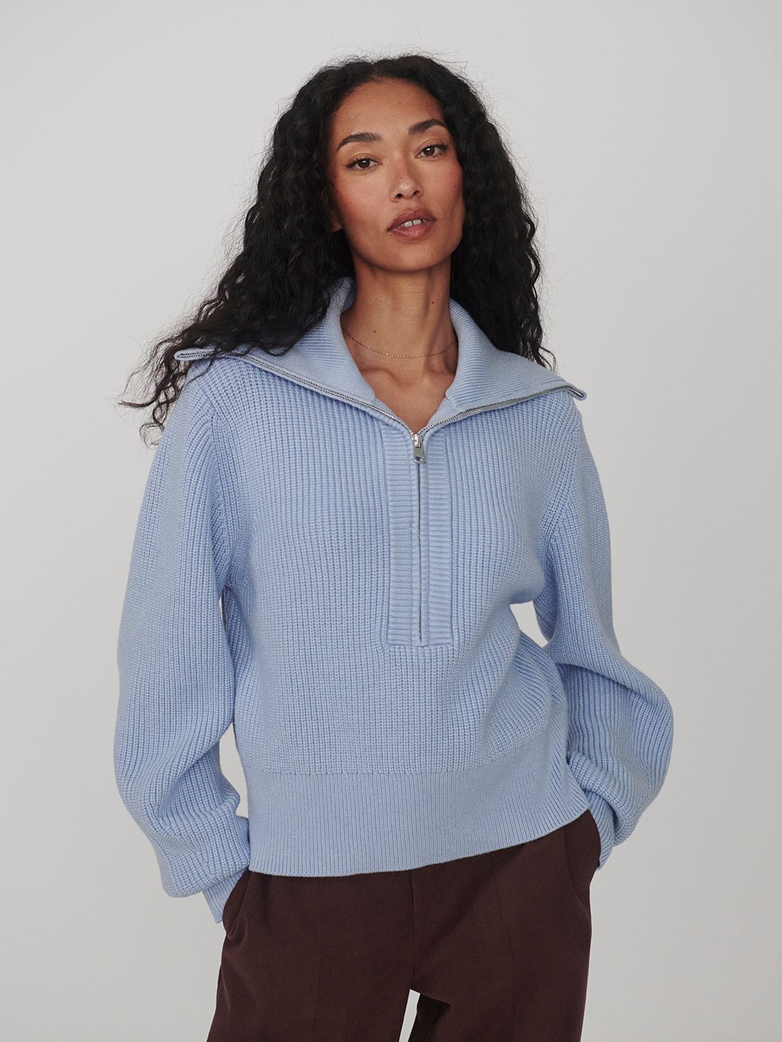 Maura Half Zip - Kentucky Blue